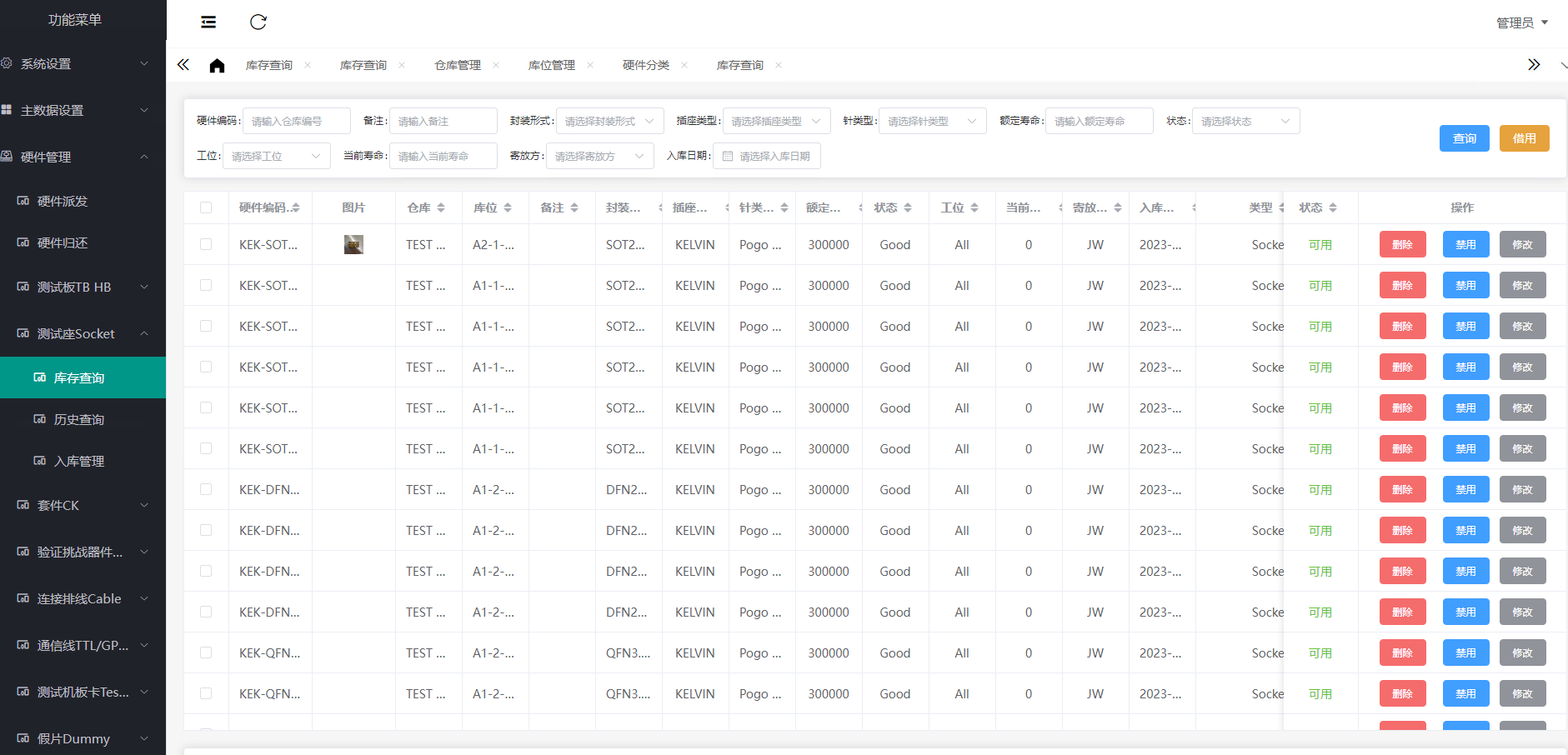 TCC系統硬件管理