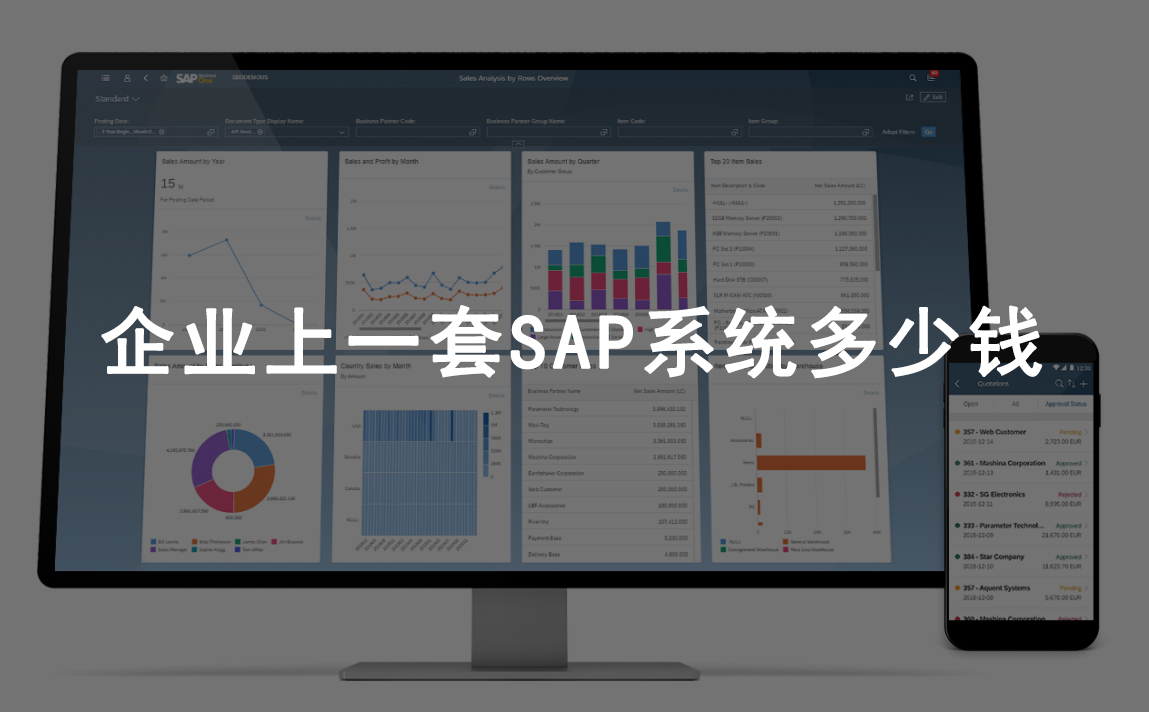 企業(yè)上一套sap系統(tǒng)多少錢(qián)